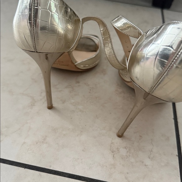 Jimmy Choo Metallic Croc-Embossed Heels main image 0